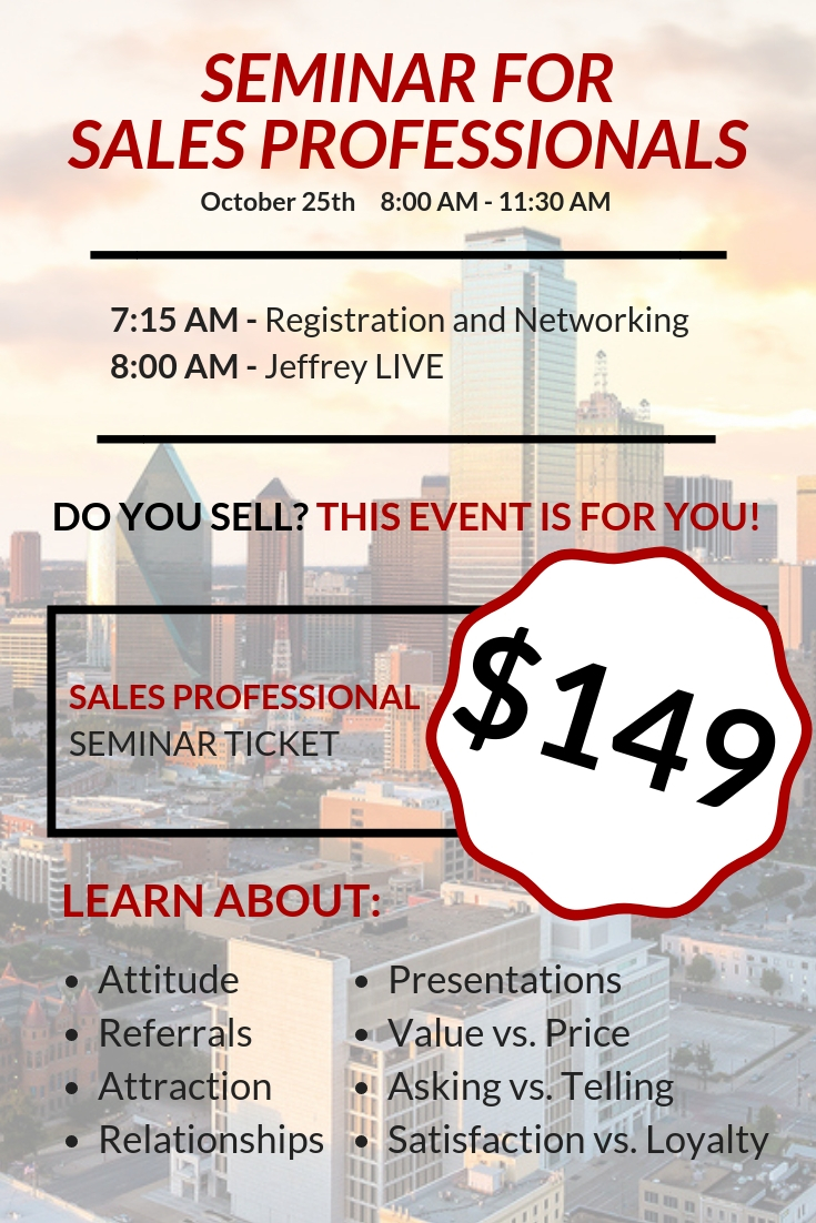 Sales Training in Philadelphia with Jeffrey Gitomer